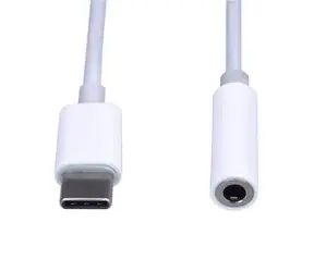 Rozbaleno - PremiumCord Převodník USB-C na audio konektor jack 3.5mm female 10cm / rozbaleno