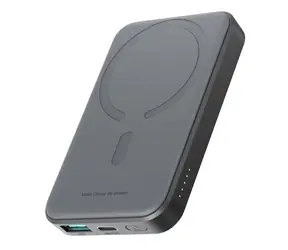 Joyroom JR-W020 Mini černá / Powerbanka / 5000 mAh / 1x USB-C + 1x USB-A + bezdrátové nabíjení 