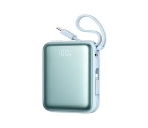 Joyroom JR-PBF27 modrá / Powerbanka / 10000mAh / 22.5W / 1x USB-C / 1x Lightning + 1 USB-C kabel