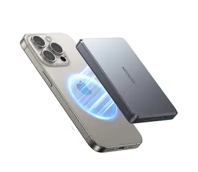 Joyroom JR-PBM08 šedá / Powerbanka / 10000mAh / 20W / 1x Lightning + 1x USB-C + bezdrátové nabíjení