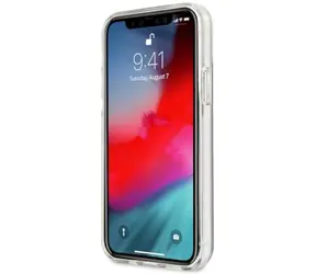 BMW Zadní kryt Motosport Tricolor pro iPhone 12 Pro Max transparetní
