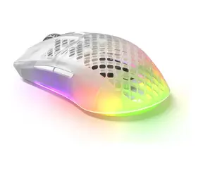 SteelSeries Aerox 3 Ghost Wireless bílá / Bezdrátová herní myš / optická / 18000DPI / USB-C / BT / 6 tlačítek