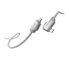 Aulumu M07 Datový a nabíjecí kabel USB-C Aluminum Alloy 1,2m, Šedá