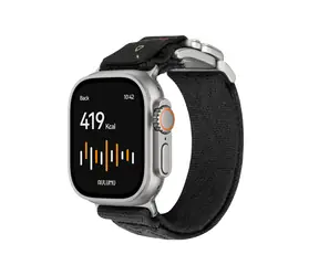 Aulumu C03 Titanium Mag řemínek na hodinky, Titanová přezka - Black