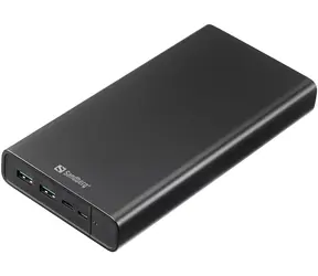 Rozbaleno - Sandberg Powerbank USB-C PD 100W 38400 mAh / max. 20V / max. 3A / 2x USB A / 1x USB-C / rozbaleno