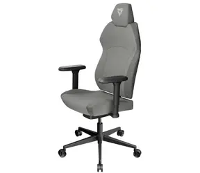 ThunderX3 SOLO 360 - Loft Air světle šedá / herní židle / ergonomická / pojezdová kolečka / nosnost 125 kg