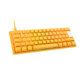 Rozbaleno - Ducky One 3 Yellow Mini MX-Brown žlutá / Herní klávesnice / podsvícená / mechanická / drátová (USB) / DE / rozbaleno