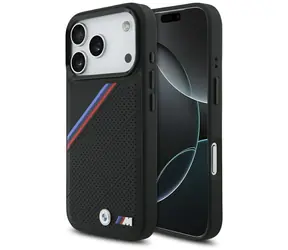 BMW Zadní kryt s tříbarevným kovovým logem MagSafe pro iPhone 17 Pro černá