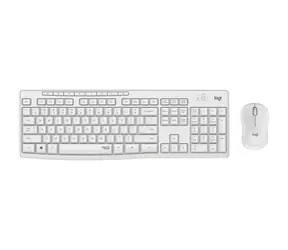 Rozbaleno - Logitech MK295 Silent bílá / Bezdrátová sada klávesnice a myši / US layout /  USB nanopřijímač / rozbaleno