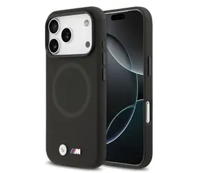BMW Zadní kryt kovový s logem MagSafe pro iPhone 17 Pro černá