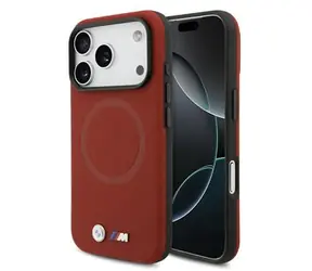 BMW Zadní kryt kovový s logem MagSafe pro iPhone 17 Pro červená