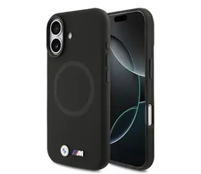 BMW Zadní kryt kovový s logem MagSafe pro iPhone 17 černá