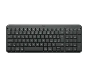Rozbaleno - Logitech K250 CZ/SK černá / klávesnice / bezdrátová / BT / rozbaleno