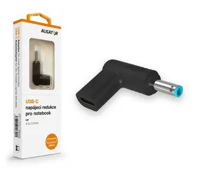 Rozbaleno - Aligator USB-C napájecí redukce 4.5 x 3.0 mm pro notebooky HP / rozbaleno