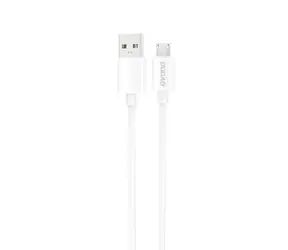 Rozbaleno - Dudao Datový kabel L4SM USB-A / micro USB / 1m / bílá / rozbaleno