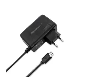 Rozbaleno - Qoltec 51022 Síťová nabiječka 1.4m černá / 15W / 5V / 3A / Micro-USB / rozbaleno