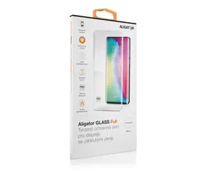 Rozbaleno - Aligator Ochrana displeje GLASS FULL COVER Huawei Honor 10 černá / rozbaleno