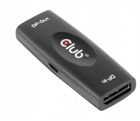 Rozbaleno - CLUB3D CAC-1007 aktivní redukce DisplayPort 1.4 F/F černá / 4K 120Hz  / rozbaleno