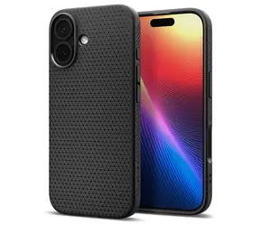 Rozbaleno - Spigen Liquid Air zadní kryt pro Apple iPhone 17 černá / rozbaleno