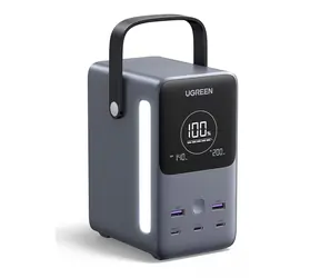 Rozbaleno - UGREEN 25286 powerbanka šedá / 48000mAh / 300W / 3x USB-C / 2x USB-A / rozbaleno