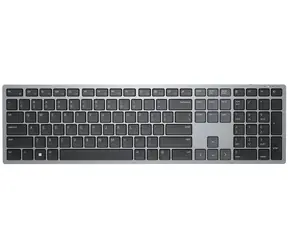 Rozbaleno - DELL KB-700 CZ šedá / Bezdrátová klávesnice / CZ / QWERTZ / USB / Bluetooth