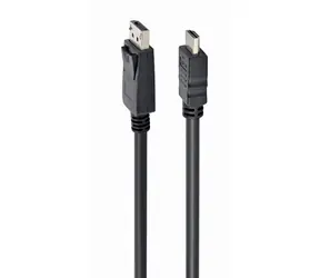 Rozbaleno - Gembird CC-DP-HDMI-1M kabel HDMI (M) - DisplayPort (M) 1m / rozbaleno