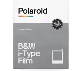 Polaroid Originals i-Type B&W / Fotopapír 8 listů / rozměr 10,7 x 8,8 cm / lesklý / určen pro instantní fotoaparáty