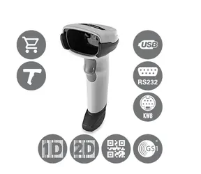 ZEBRA DS2208 bílá / 2D snímač čárových kódů / bez kabelu / multi-IF / pouze snímač