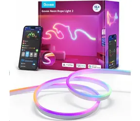 Rozbaleno - Govee H61D5 Neon 2 LED 5m / LED pásek / 48W / IP67 / BT / WiFi / RGBIC  / rozbaleno