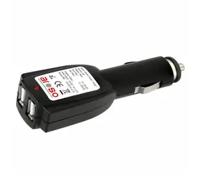 Aroso 20.211 Redukce / adaptér 12/24V 2x USB do zásuvky zapalovače 12V - 1x 2.1A / 1x 1A