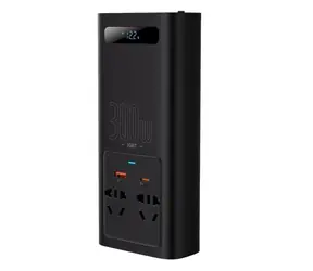 Baseus CGNB010101 Měnič napětí do 300W / USB-C 30W / USB-A 30W / AC 300W / 220V CN/EU