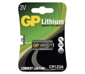 GP Lithiová baterie CR123A
