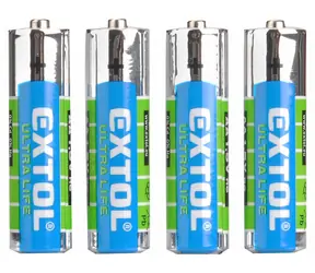 EXTOL-ENERGY Baterie zink-chloridové 1.5V AA (LR6) 4ks