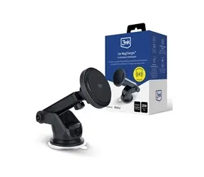 3mk Car MagCharger držák do auta na palubku & okno / Bezdrátové rychlé nabíjení
