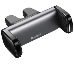 Baseus SUGP-01 Ocelový držák dělové svorky k větrací mřížce černá