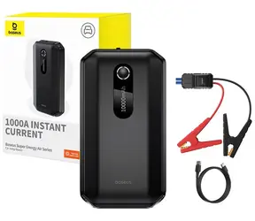 Baseus C00245501113-00 Jump Starter Super Energy černá / 10000mAh / 1000A 