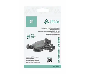 iPEAX X01 Gravity držák telefonu do auta černá