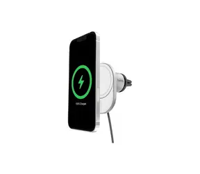 Belkin BOOST CHARGE Qi2 Magnetický držák s nabíjením do auta šedá / 15W