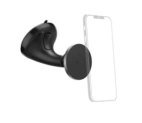 Hama MagLock černá / magnetický držák pro iPhone / přísavka na čelní sklo vozidla / kompatibilní s MagSafe