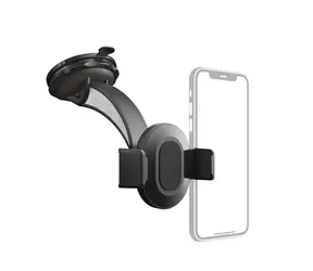 Hama Move univerzální držák mobilu na přední sklo auta / přísavka / otáčení o 360°