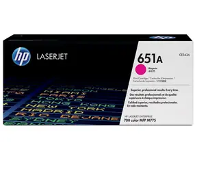 HP 651A originální toner CE343A / LJ Enterprise 700 color M775DN / 16.000 stran / Purpurová