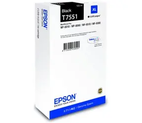 EPSON T75514 cartidge / pro WorkForce Pro WF-8090 DW Series / 100 ml / černá
