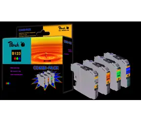 Peach alternativní cartridge Brother LC-123 / Brother DCP-J132DW / Combi Pack