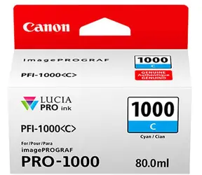 Canon cartridge PFI-1000 C Cyan Ink Tank