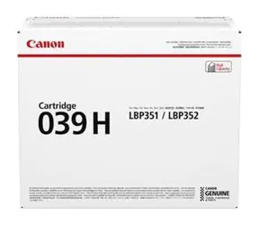Canon tonerová kazeta 039H / 25 000 stran / černá