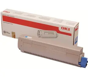 OKI 45862839 originální toner / MC873 / 7.300 stran / Modrá
