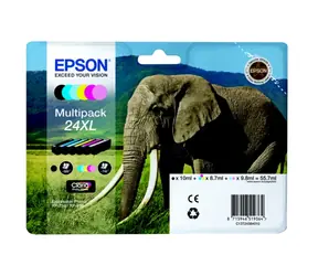 EPSON T24384510 originální cartridge 24XL Multipack / XP-760 / XP-960 / 740 stran