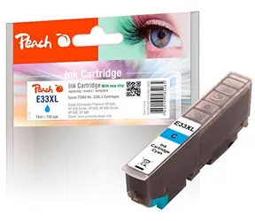 Peach T3362 alternativní cartridge 33XL modrá / XP-530 / XP-630 / XP-635 / XP-830 / 15 ml 
