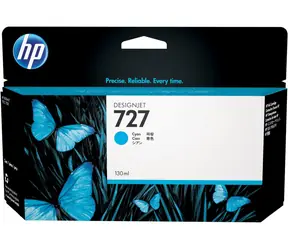 HP B3P19A originální cartridge 727 modrá / DesignJet T920 / 130 ml