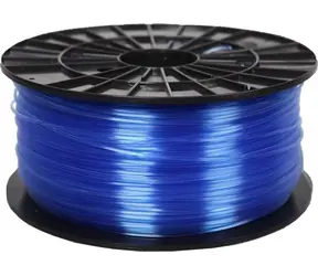 Plasty Mladeč tisková struna filament 1.75 PETG transparentní modrá 1 kg